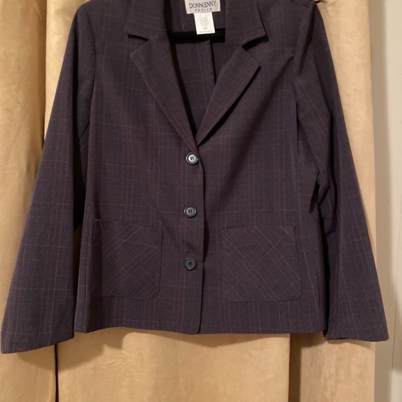 Donnkenny petite pin stripe blazer 16p - Picture 2 of 5